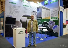 Luis Manotas of Agroespacios, celebrating their 40th anniversary this years.